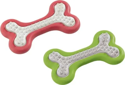 Productafbeelding van FERPLAST Honden speelgoed, PA 6568, rubberen knaakbotjes, klein, 1 stuk