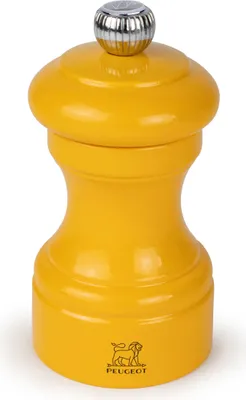 Produktbild von PEUGEOT Salzmühle BISTRO 10cm Safrangelb Buchenholz Lackiert Stahlmahlwerk