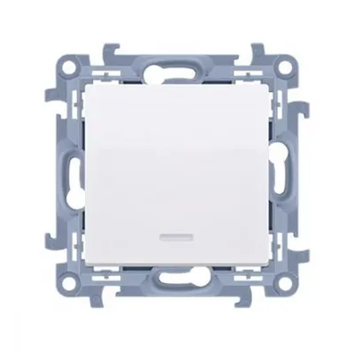 Obrázok produktu pre Kontakt-Simon CW1L.01/11, Plast, Biela, IP20, IP44, 250 V, 10 A, 77 mm