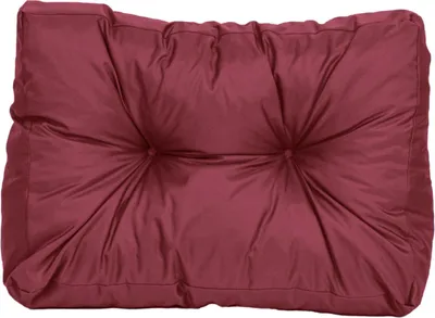 Produktbild von TexDeko Garden Seitenkissen 60x40x20/10cm gesteppt wasserabweisend UV-beständig, Bordeaux