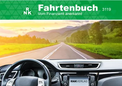 Immagine prodotto di RNK Verlag 3119 Diario di bordo per autovetture - 64 pagine, A6 orizzontale
