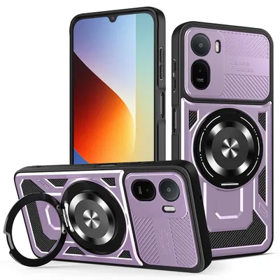 Zdjęcie produktu dla Techsuit RuggedCam etui z osłoną aparatu Xiaomi Redmi A7 Pro 4G - fioletowe