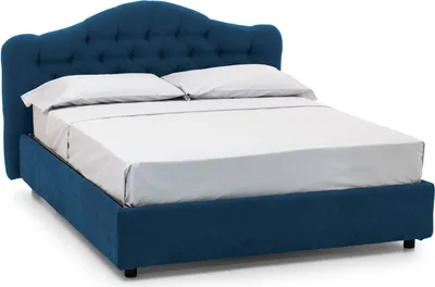 Produktbild von Alfer - Doppelbett, blau, Matratze inklusive  Italy
