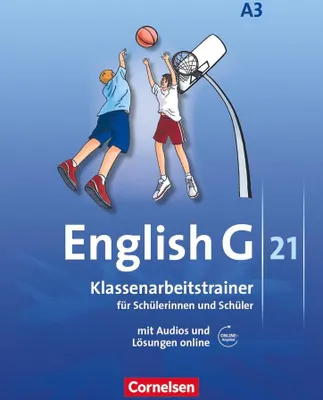 Produktbild von English G 21. Ausgabe A 3. Klassenarbeitstrainer mit Audios und Lösungen online