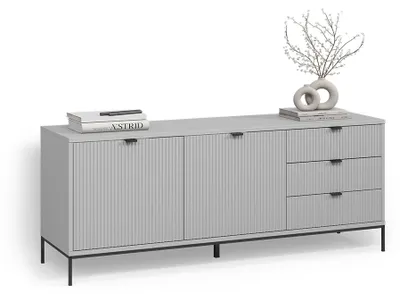 Immagine prodotto di Mobile tv Livinity Aterno Grigio 150 x 60 cm con 3 cassetti, 2 ante, Model 58932