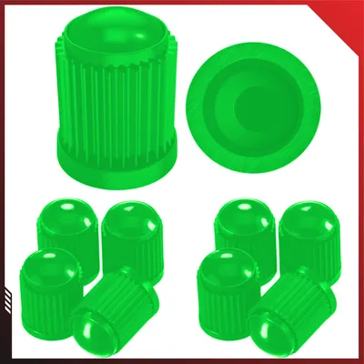 Produktbild von Schrader Ventilkappen; 10er Set; Farbe: Grün