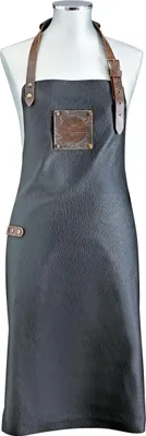 Produktbild von F.DICK Lederschürze XL (Kochschürze Schürze Grillschürze schwarz) 9166800-XL-01