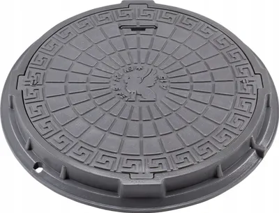 Produktbild von Schachtabdeckung Kanaldeckel Schachtdeckel DN600/750 A15 BabylonPlast™ Grau