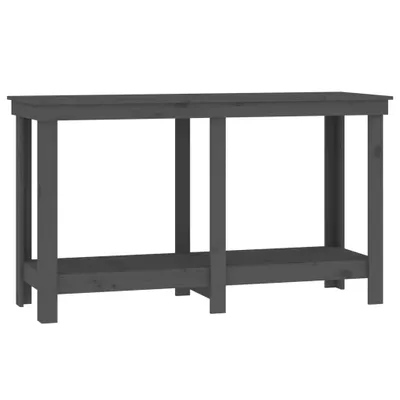 Obrázek produktu pro vidaXL Pracovní stůl Grey 140x50x80 cm Borovicový masiv