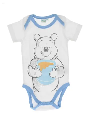 Produktbild von Disney Winnie der Pooh Baby Kleinkind kurzarm Body Strampler – Mehrfarbig / 74/80