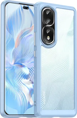 Obrázek produktu pro Pouzdro pro Honor 80 Pro průhledné, nárazuvzdorné TPU silikonové ochranné pouzdro modré
