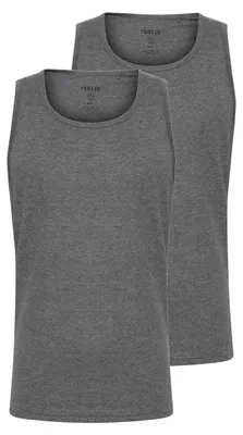 Produktbild von SOLID SDCasal Herren Tank Top mit Rundhalsausschnitt im 2er oder 3er Pack
