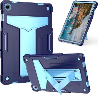 Obrázek produktu pro Pro Samsung Galaxy Tab A9 Plus Silikonové hybridní pouzdro na tablet T Holder Blue