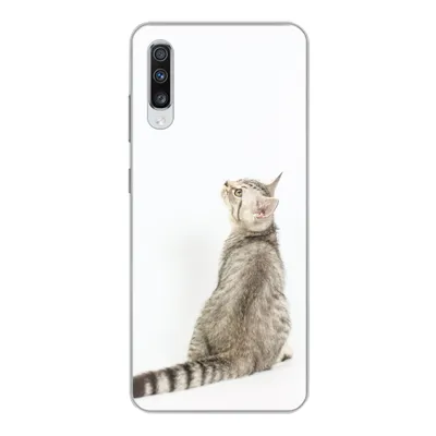 Produktbild von MuchoWow® Handyhülle Schutzhülle Hülle für Samsung Galaxy A70 Katze - Haustiere - Fell Silikon Softcase Handy Hülle - Schutzhaube