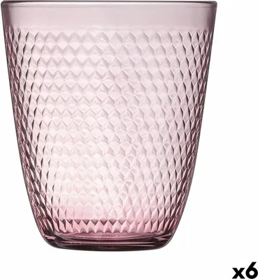 Zdjęcie produktu dla Szklanka do napojów Luminarc Pampille Pink 310 ml (6 sztuk)