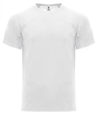 Image de Roly CA6401 | T-shirt Monaco homme, séchage rapide, respirant - Couleur : White 01 - Taille : XS