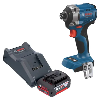 Produktbild von Bosch GDR 18V-215 Professional Akku Drehschlagschrauber 18 V 215 Nm 1/4" Brushless + 1x Akku 4,0 Ah + Ladegerät