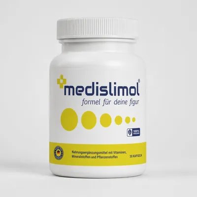Produktbild von Medislimol – Nahrungsergänzungsmittel für den aktiven Lebensstil – 30 Kapseln