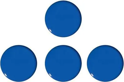 Zdjęcie produktu dla Magnesy do tablic 30mm/5 niebieskie. TETIS