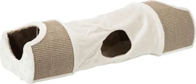 Produktbild von TRIXIE Kratztunnel - lichtgrau/braun - 110 × 30 × 38 cm