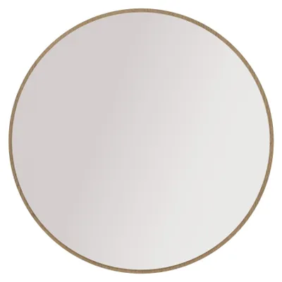 Produktbild von Ovalio Wandspiegel rund 100 cm, Spiegel hängend Typ 701 Schlafzimmer Wohnzimmer Esszimmer Modern Farbwahl Sandbeige, Cremona-Eiche und Dunin-Eiche