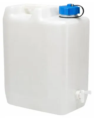 Produktbild von Wassertank 35 Liter - Kunststoffkanister mit Hahn - Hygienische Wasserlagerung