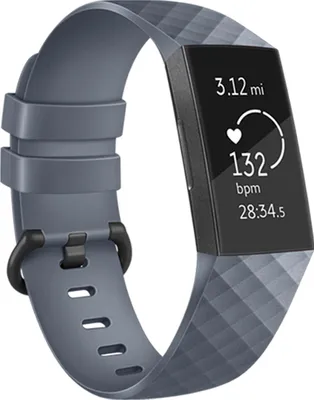 Produktbild von imoshion Silikonband für das Fitbit Charge 3 / 4 - Grau