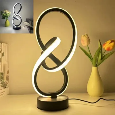 Produktbild von Moderne LED-Tischlampe,USB-Schreibtischlampe,Nachttischlampe für Schlafzimmer