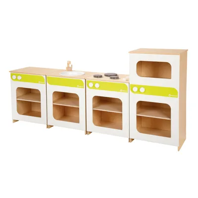 Produktbild von Eduplay Kinderküche Spielzeug Holz Spielküche für Kinder