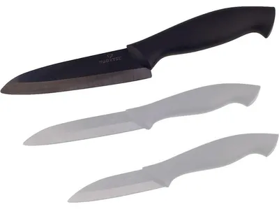 Immagine prodotto di Coltello multiuso in Vetroceramica Rubytec Nero