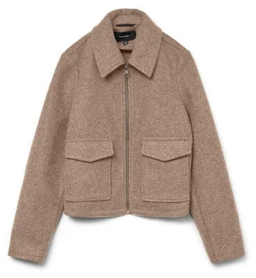 Zdjęcie produktu dla Vero Moda 10331731-M, Damski, Dorosły, Zamek błyskawiczny, Poliester, Brązowy