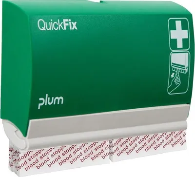 Produktbild von Pflasterspender QuickFix Blood stopper B230xH135xT32ca.mm grün