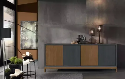Immagine prodotto di Credenza soggiorno nuovo colore grigio cassettiera moderna
