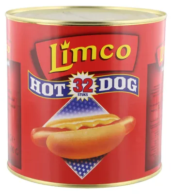 Immagine prodotto di Limco Real American Recipe Hot Dog, 32 pezzi, 1,6 kg, succosi e piccanti