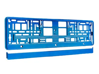 Immagine prodotto di Cornice per targa metallizzata, blu
