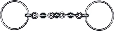 Produktbild von FEELING Waterford Gebiss, Mundstück mit eingearbeiteten Kugeln, Größe:Mundstück 145 mm Mundstückstärke 18 mm