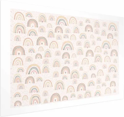 Produktbild von Posterpapier Poster - Rainbows and Hearts 30x21 cm Für Kinder e-A-10133-ao-a