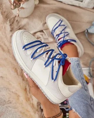 Produktbild von Damen Stoff-Sneakers - Blau, leichte Freizeitschuhe, Größe 38