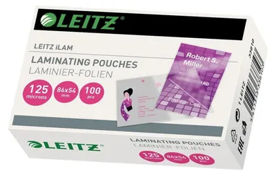 Immagine prodotto di Leitz 33810 33810 Tasca in foglio - carta di credito, lucido, 125 mym, 100 pezzi