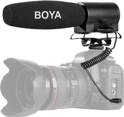 Image de Microphone BOYA BY-DMR7 directionnel, pour caméras, TRS