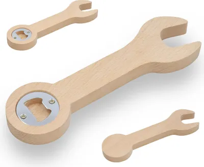 Immagine prodotto di Apribottiglie Per Bottiglie Di Birra Chiave In Legno Regalo Solido In Frassino