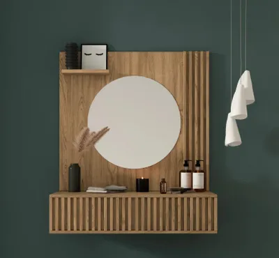 Obrázek produktu pro Závěsný toaletní stolek ISADORA - dub artisan