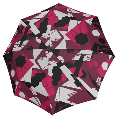 Image de Knirps parapluie de poche parapluie A.050 Medium Manual Explore Hibiscus multicolore