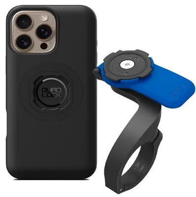 Produktbild von QUAD LOCK MAG Case Fahrrad Handy Hülle + Front Mount für iPhone 16 Pro