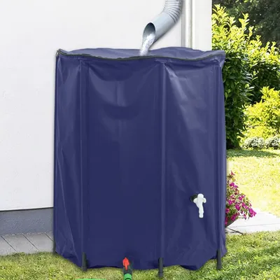 Produktbild von vidaXL Wassertank mit Wasserhahn Faltbar 1250 L PVC