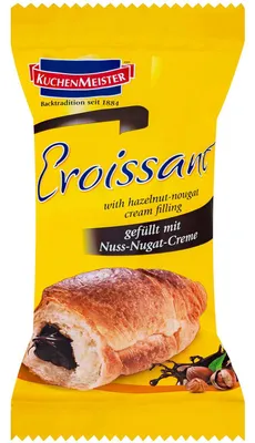 Zdjęcie produktu dla KuchenMeister croissant z kremem orzechowo-nugatowym przekąska 48g