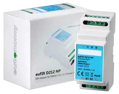 Obrázok produktu pre Z-Wave euFIX D212NP, Miniatúrny istič, IP20, 230 V