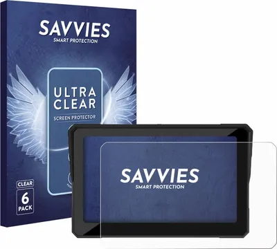 Produktbild von 6x Für Carpuride W702RS Pro 7" Schutzfolie Savvies Displayschutz Display Schutz Folie Klar Transparent