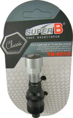 Produktbild von Super B Kurbelabzieher TB-6618 Vierkantlager Octalink ISIS Tretlager Abzieher