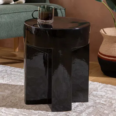 Produktbild von Eazy Living Totem Beistelltisch Ø 34 cm Anaëlle Schwarz